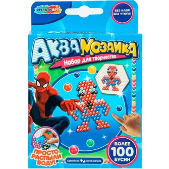 {{photo.Alt || photo.Description || 'Набор ДТ Аквамозаика 100 бусин Спайдер МУЛЬТИ АРТ AQUA-122283'}}