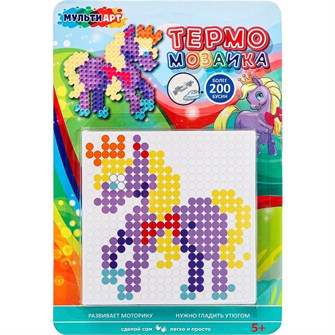 {{photo.Alt || photo.Description || 'Набор ДТ Термомозаика Лошадка МУЛЬТИ АРТ IB400-HOR'}}