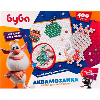 {{photo.Alt || photo.Description || 'Набор ДТ Аквамозаика БУБА 400 бусин МУЛЬТИ АРТ AB400-BUBA2'}}