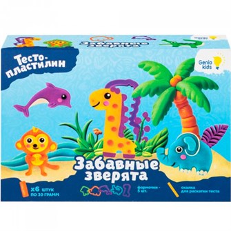 {{photo.Alt || photo.Description || 'Набор для творчества Для лепки Забавные зверята TA2045 /Genio Kids'}}