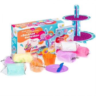 Набор для творчества Лёгкий пластилин Весёлая выпечка ТА1717 877-484