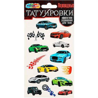 {{photo.Alt || photo.Description || 'Набор для творчества Переводные тату дорогие авто МУЛЬТИ АРТ TATTOO-114256'}}