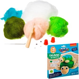 {{photo.Alt || photo.Description || 'Набор для творчества Валяние из шерсти. Черепашки ВВ2990 BONDIBON'}}