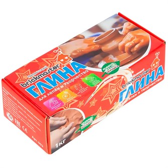 Набор для творчества Глина д/лепки и творчества Голубая 1000гр. 004 978-382