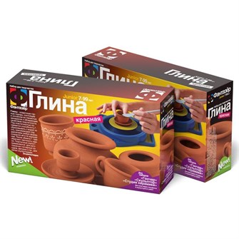 Набор для творчества Гончар Глина красная 217012 Фантазер 576-086
