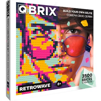 Набор для творчества Фото-конструктор QBRIX - RETROWAVE 50004 989-526