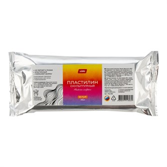Набор для творчества Скульптурный пластилин белый КЛАССИКА 500 г Плс-002 Lori 995-427