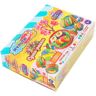 {{photo.Alt || photo.Description || 'Набор для творчества Тесто для лепки Суши-роллы 24 см MultiArt PDSET-MA120043'}}