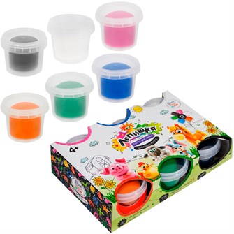 {{photo.Alt || photo.Description || 'Набор для творчества Тесто для лепки 6 цв "Лепишка", Забавная ферма Фин-ти-Флю Тдл/в-007'}}