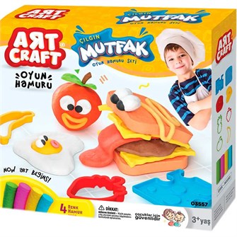 Набор для творчества Набор для лепки Веселая кухня, тесто 4х50г 03557 AЯT CRAFT 988-295