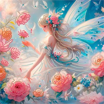 Набор для творчества Алмазная мозаика 30х30 см Фея в саду НД-5359 993-170
