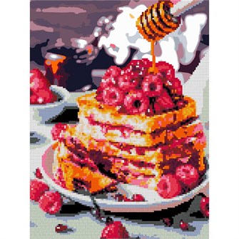 Набор для творчества Алмазная мозаика 30*40 см частичное заполнение Медовый десерт Ам-037 LORI 983-311
