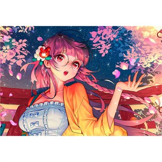 Набор для творчества Алмазная мозаика 30х40 см Девочка в ночном саду НД-0336 989-591