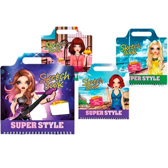 {{photo.Alt || photo.Description || 'Блокнот с трафаретами и наклейками Superstyle 200*220мм. 4 дизайна 89636'}}