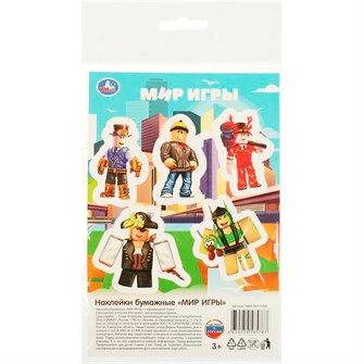 {{photo.Alt || photo.Description || 'Наклейки Умка 4650250585787 Наклейки бумажные, 120*180 мм мир игры'}}