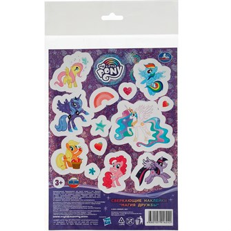 {{photo.Alt || photo.Description || 'Наклейки Умка 4680107916242 Магия дружбы.Мой маленький пони.Сверкающие наклейки'}}