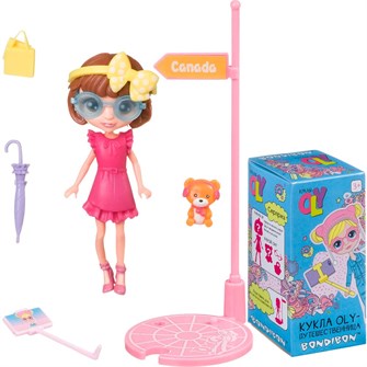 {{photo.Alt || photo.Description || 'Игра Куколка 11,5см OLY- путешественница c одеждой,аксессуарами,подставкой и медвежонком 45006.'}}