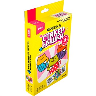 {{photo.Alt || photo.Description || 'Набор для творчества Фреска. Картина из песка и блесток Стикерняшки Котики Кпо-002 Lori'}}