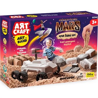 Набор для творчества Кинетический песок Миссия на Марс, 750г 03743 ART SAND 993-103