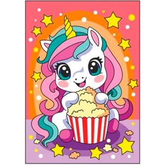 Набор для творчества Картина по номерам для малышей 20х30 Единорожка Ркн-130 Lori 995-282