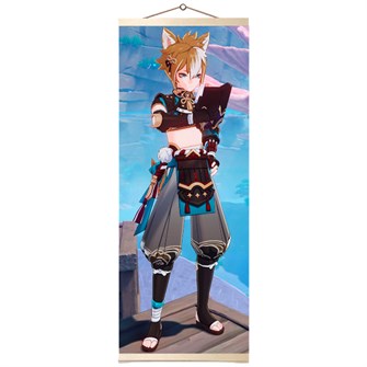 Набор для творчества Картина по номерам.Панно.Геншин ГОРО 35х88 HRP0092 /20/ 978-899