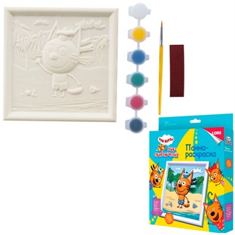 Набор для творчества 3D Art.Панно-раскраска Три кота 