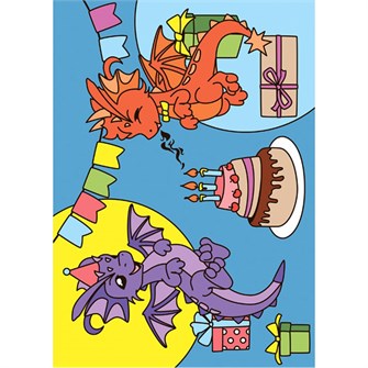 Набор Для Творчества Картина по номерам на подрамнике 20*30см С Днём рождения! Рхд-017 Lori 983-228