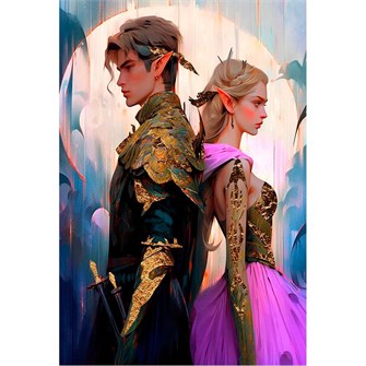 Набор для творчества Роспись по холсту 40х50 см Магия эльфов ХП-9778 983-016