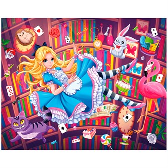 Набор для творчества Роспись по холсту 40х50 см Волшебная библиотека Х-8568 989-488