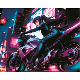 Набор для творчества Роспись по холсту 40х50 см Жажда скорости Х-8574 989-418