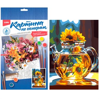 Набор Для Творчества Картина по номерам на картоне 20*28,5 см В лучах солнца Кпн-279 Lori 989-353