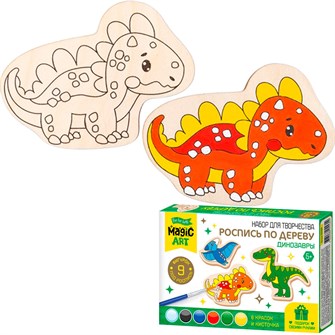 {{photo.Alt || photo.Description || 'Набор для творчества Роспись по дереву Динозавры фигурки Magic ART 05560'}}