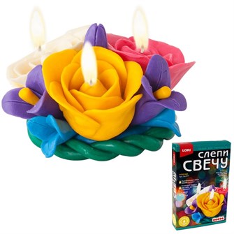 Набор для творчества Слепи свечу Розочки Св-017 Lori 276-923