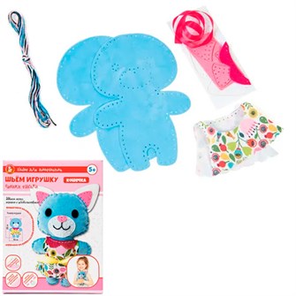 Набор для творчества Плюшевая игрушка своими руками Кошечка 04370 978-270