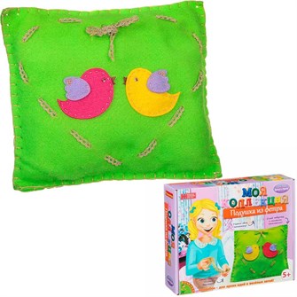 {{photo.Alt || photo.Description || 'Набор для творчества Шьем из фетра. Подушка-птички 0016 BONDIBON'}}