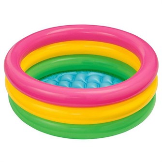 Бассейн для малышей круглый Радуга 1-3 года 61х22см 57107 175-863