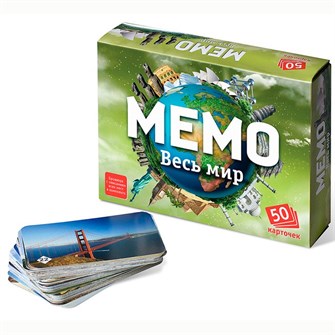 Настольная игра Мемо Весь мир 7204 432-569