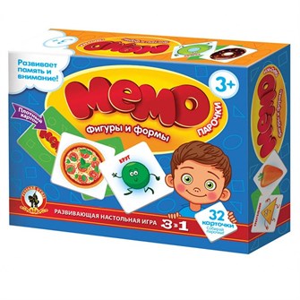 Игра Мемо Парочки Фигуры и формы 03464 710-721
