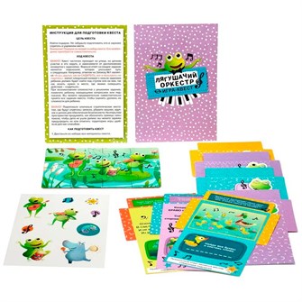 Игра квест Лягушачий оркестр 07454 Origami 834-942