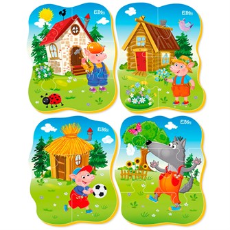 Пазл мягкий Три поросенка ET02-023 834-934