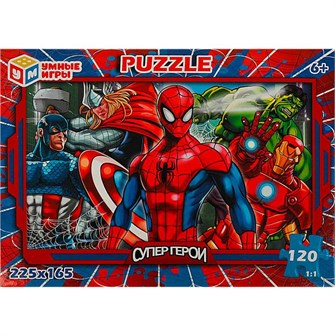 {{photo.Alt || photo.Description || 'Пазл 120 Супергерои 4650250545767'}}