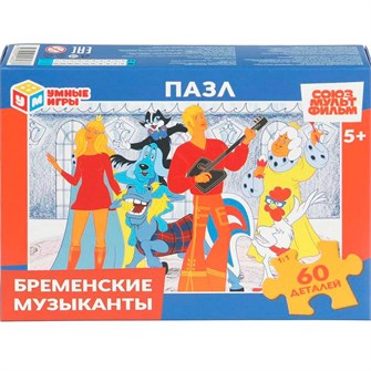 {{photo.Alt || photo.Description || 'Пазл 60 Бременские музыканты 4630395046237'}}