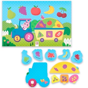 Пазлы на подложке 4655752645168 Первые знания 934-550