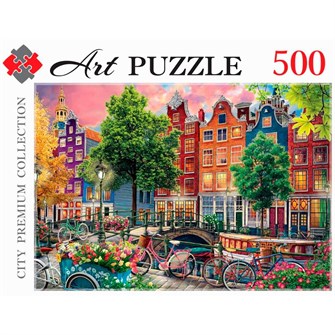 Пазл 500 Красивый закат в Амстердаме Ф500-3891 934-703