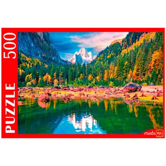 Пазл 500 Озеро в Австрийских Альпах ШТП500-2696 932-062