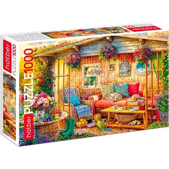 Пазл 1000 эл. Уютная веранда 1000ПЗ2_33577 Hatber 935-668