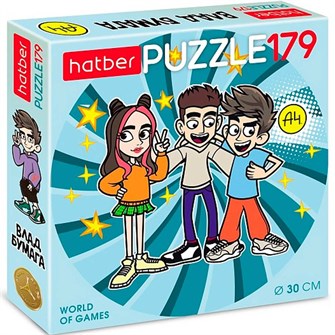 Пазл 179 эл. круглые Влад А4 179ПЗк4_30802 Hatber. 935-678