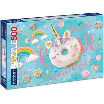 Пазл 500 эл. 3D фольга  -Sweet unicorn 500ПЗ2лоф_27265 935-684
