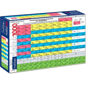 Пазл 1000 эл. Ностальгия-Таблица Менделеева- 1000ПЗ2_32517 Hatber. 935-160
