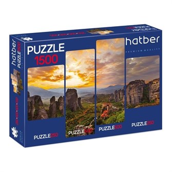 Пазл 4 в 1 250+500+500+250эл Закат в горах.Premium 18720 732-640